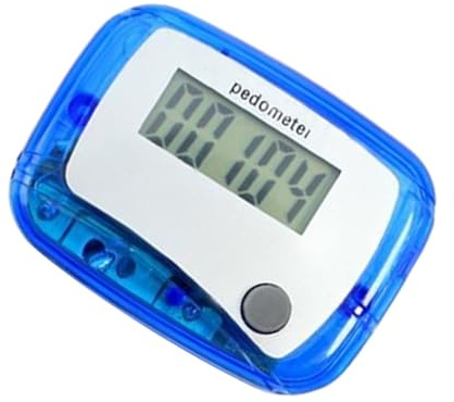 Kalorienzähler - Schrittzähler Am Fußgelenk | Digitaler Schrittzähler Mit LCD Display und Tagesziel-Anzeige für Outdoor Sport, Fitness, Wandern, Joggen, Schwimmen und Indoor Training