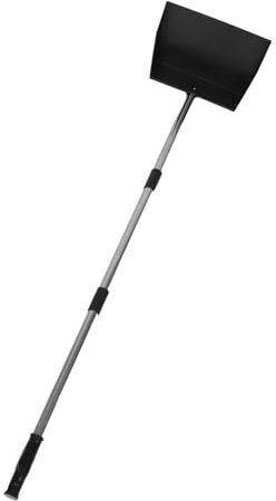 Abaodam Pelle à Poussière avec Manche Long pour Poulailler Jardin Et Ferme Outil De Nettoyage Multifonctionnel Facile à Ranger Et Utiliser