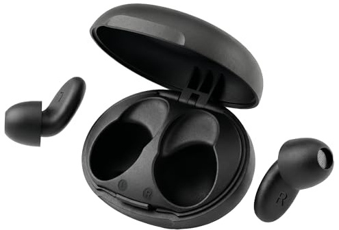 Sleeping Ear Plugs 45dB Noise Cancelling Earplugs for Sleep, Soft Silicone Reusable Earplugs for Snoring, Side Sleepers, Concerts & Airplane Travel with 8 Ear Tips Obsidian