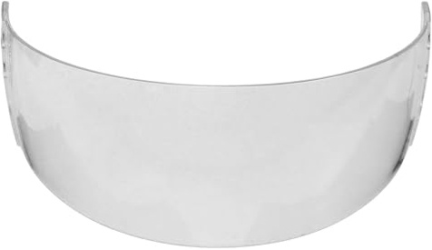 BESPORTBLE Visiera Antiappannamento per Casco da Hockey su Ghiaccio Trasparente Antigraffio a Taglio Dritto Mezza Faccia Ultraleggera Protezione Viso per Sportivi Uomo e Donna
