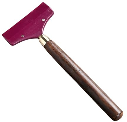 PureSphere Ebony Wood Glue Spreader Silicone Brush for Crafts & Woodworking | Ebony handle glue spreader with silicone even-coat head, multi-use applicator for woodworking,PVA glue, crafts and DIY models