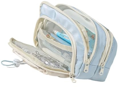 Astuccio per penne capacità Astuccio per matite multi scomparti Organizzatori per penne grandi dimensioni Borsa per riporre materiali artistici per studenti Astuccio per matite per adulti