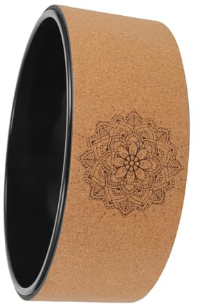 minkissy Rueda de Yoga de Madera de Roble para Mujeres Función de Alivio del Dolor de Espalda y Aumento Flexibilidad Adecuado para Entrenamiento de Yoga y Fitness