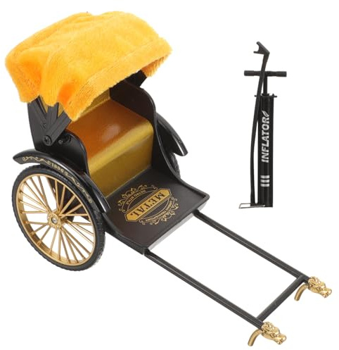 LALAFINA Figura Statuina da Collezione e Decorazione Classica di Vintage in Lega di Zinco Giallo per Ufficio e Casa