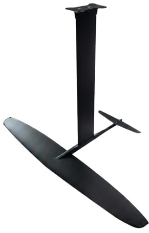predolo Hydrofoil Surfbrett aus Carbon, Wing Foil Board für Fortgeschrittene, leichtes Hochgeschwindigkeits-Surfbrett mit Leash, 3-teilig, Black GY1310