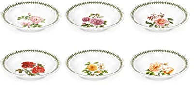 6 assiettes creuses BOTANIC ROSES PORMERION
