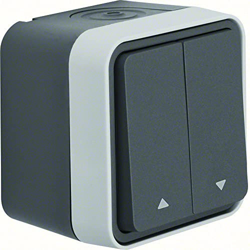Berker 30753525 Rocker Switch 1P Grau Elektroschalter