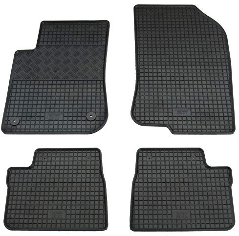 Gummi Fußmatten Set, 4teilig, Gummifußmatten Gummimatten Matten