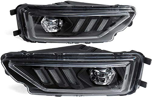WPFC Främre stötfångare dimljus blinker LED DRL varsellampa för VW för Amarok pickup 2016+