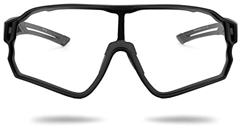 ROCKBROS Sonnenbrille UV-Schutz Brille Klar Photochromatisch Fahrradbrille Sportsbrille für Radfahren Fahren Angeln Golf Herren