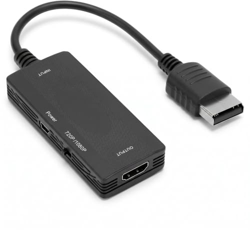 Topiky for Sega Dreamcast to HDMI Converter, Supports 4:3/16:9 Switch, Plug and Play HD Link Cable Converter for Sega Dreamcast DC Console