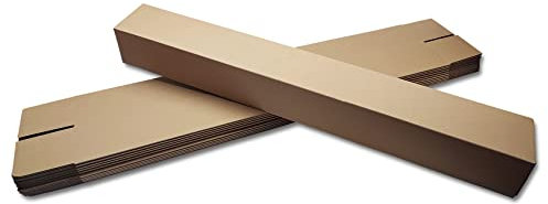 verpacking Versandhülse 775 x 105 x 105 mm Braun [Ausführung & Stückzahl wählbar] Versandkarton Faltkarton 5 Stück