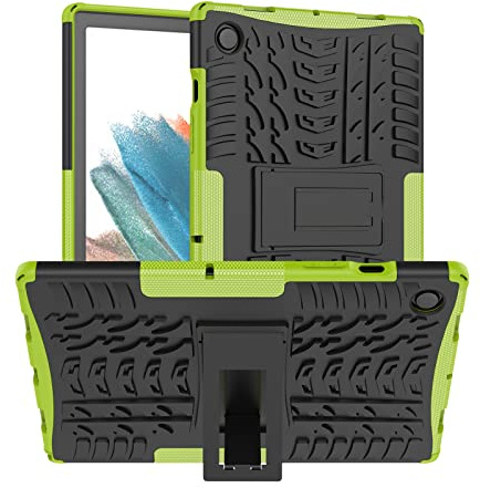 Dlahaby Cover per Samsung Galaxy Tab A8 10.5'' (SM-X200/X205/X207),Protettiva Case Cover in TPU + PC con Funzione di Supporto Custodia per Samsung Galaxy Tab A8 10,5 Pollici 2021 Tablet,Verde