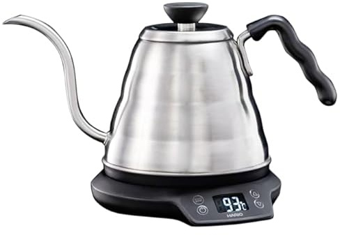 Hario Buono Pro Temperature Controlled Kettle, 1 ct, Silber/Schwarz
