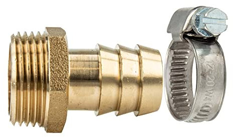 tecuro Sauger Schlauchtülle Ø 100 mm x 4 Zoll AG und W4 Schlauchschelle 100-120 mm