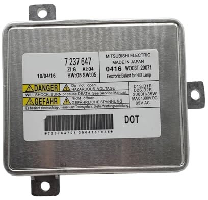 ZHjLut Xenon Vorschaltgerät Kompatibel mit 7 Series für F03 2008 2009 2010 2011 2012 63117237647 7237647 D1S D1R D2S D2R Xenon-Scheinwerfer HID-Vorschaltgerät