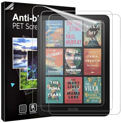 TiMOVO (3 Pack) Displayschutzfolie für den neuen Amazon Kindle Paperwhite 7 Zoll (12. Generation, 2024) und Kindle Colorsoft Signature Edition, entspiegelte, Kratzfeste PET Displayschutzfolie