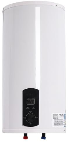WSIKGHU Warmwasserspeicher Boiler 50L/80L/100L/120L, Energiesparend 2000W Vertikaler Wandmontierter Warmwasserbereiter, Max. 75°C, Mit Leckageschutz, G1/2-Stecker (80L)
