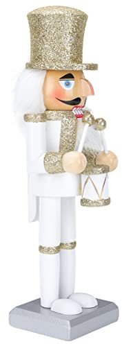 Amosfun 3 Pièces Casse Noisette Ornements Marins Père Noël Boules décoration de Casse-Noisette géant Toys Christmas poupée marionnette Soldat Casse-Noisette de noël Coton Blanche