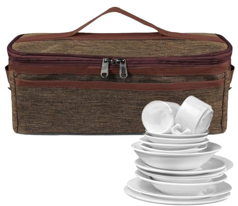 Borsa portaoggetti per posate, organizzatore di utensili da cucina da picnic | Organizzatore di scarico di utensili per posate per il campeggio picnic di viaggio