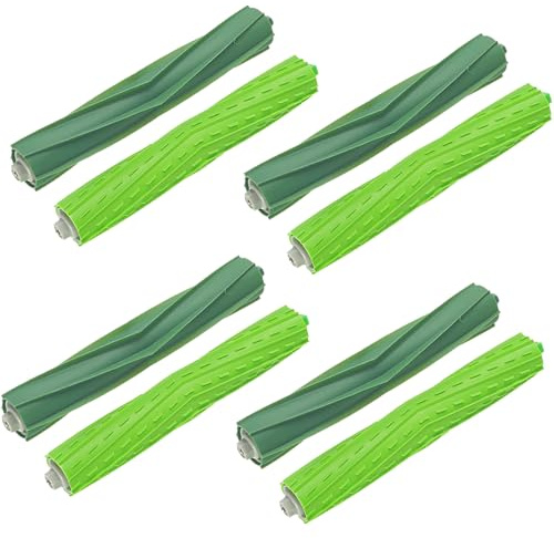 HUAREW Cepillo Piezas de Repuestos para iRobot Roomba I & E & J Series | Accesorios para Roomba i7 i7+ i3 i3+ i4 i4+ i6 i6+ i8 i8+ j7 j7+ E5 E6 E7 Robot Aspirador, 8 cepillos de Goma