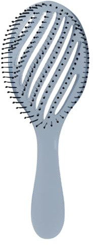 Hair Brush Detangled, Curly Comb, 8.86x2.83x1.57 Inches Curved Vented Design Scalp Massage Styling Tool, Quick Blow Drying, Detangling Combs for Natural Texture, Coiled Locks, Sleek Strands
