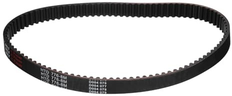 QUARKZMAN HTD-8M Gummi Zahnriemen, 20 x 776mm, 97 Zähne, Geschlossen Riemen, Zahnriemen für 3D Drucker, Schwarz