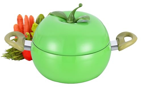 Piccole Pentole Da Cucina,Pentola A Forma Di Verdura E Frutta | Casseruola Da Sobbollire Con Coperchio - Per Induzione Fornelli Elettrici Piano Cottura Cucinare Friggere Cucina Latte Zuppa