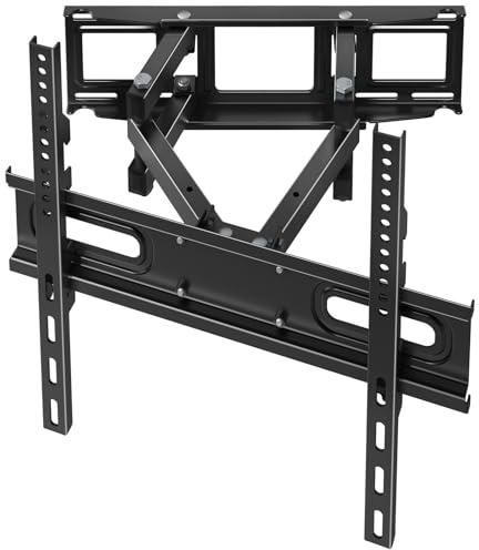 TV-väggfäste, vridbar lutbar TV-hållare för 32–70 tum upp till 50 kg, väggkonst, TV för platta skärmar LCD LED, Max VESA 400 x 400 mm