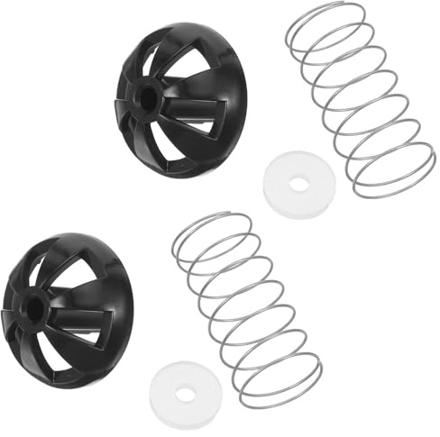 Garneck 2 Set Kit Resistenti al Calore a Tappi a Molla Kit Accessori per Macchina da Caffè in Plastica e Silicone Facile Installazione per Cestello di Infusione, Uso Domestico e