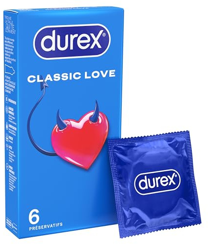 Durex LOVE - 6 Préservatifs - Faciles à mettre
