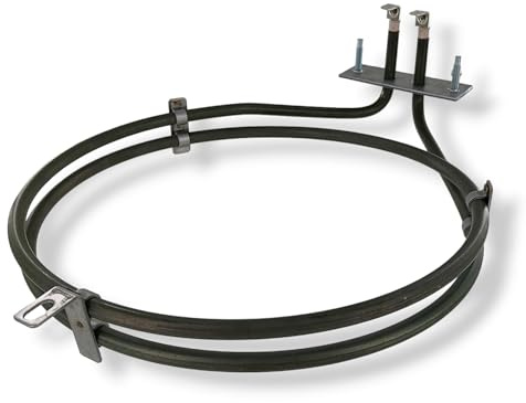 DL-pro Heizung Heißluftheizung Heizelement 2000W 230V passend für Amica 8026766 8001785 für Backofen Herd