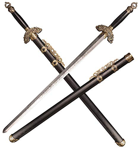 SV Qingming Sword Started in China More Than 2000 Years ago, Martial Arts Sword Carbon Steel 39.4 inches, Collection, Decoration