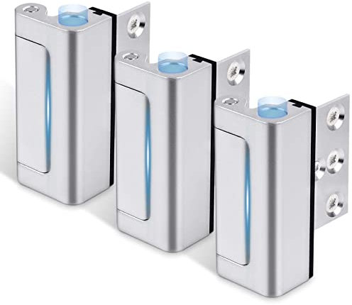 Steinwhale 3er-Pack Türriegel, Aluminium-Sicherheits-Türriegel sorgen für mehr Sicherheit in Ihrem Zuhause und verhindern unbefugtes Betreten und Einbrechen