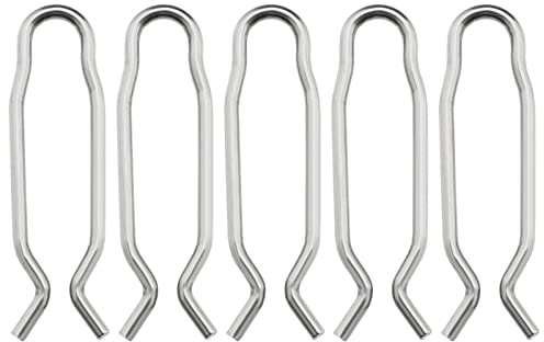 5 pinze a molla per pulitore ad alta pressione 50372210 compatibili con Karcher K3 K4 K5 K6 K7 Tubo di pulizia ad alta pressione 304 pinze a molla in acciaio inox