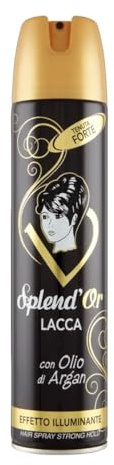 Lacca per Capelli con Olio di Argan - Effetto Illuminante 400 ml