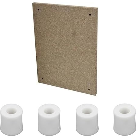 TEW Fire Retardant Consumer Unit/Meter Board 24″ x 24″ (600mm x 600mm) c/w 4 x 19mm PVC Spacers