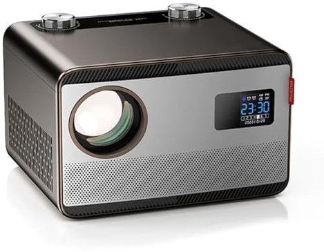 VVHUDA Proyector 5G LED 4K Vídeo Película Inteligente Android 600 ANSI Lúmenes Cine en Casa Proyectores Beamer (D como se Muestra) Small Gift