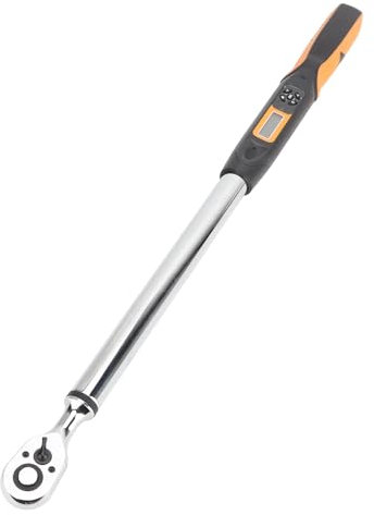 Locadence Clé à Torsion Numérique, Clé à Torsion à Entraînement 1/2 Pouce, Clé à Torsion Angle Numérique 20,4-340N.m avec Valeur Préréglée Buzzer de Stockage de Données Indicateur