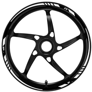 Rueda Moto Pegatina Rueda Motocicleta Cinta Adhesiva 17 Llantas Cinta Accesorios Para B&enelli Para TNT300 Y Para TNT600 Calcomanía Calcomanía(17 INCH5)