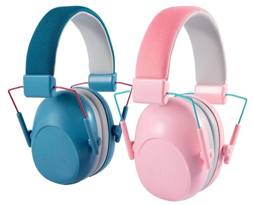 Dison 2 Pack Noise Cancelling Headphones for Kids, Kids Ear Protection NRR 26dB Noise Reduction Ear Muffs for Concerts, Fireworks, Shooting