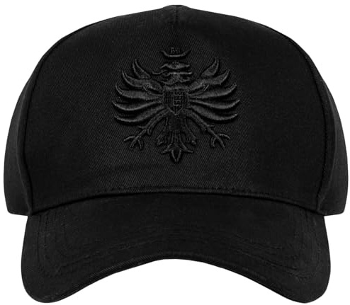 Eintracht Frankfurt Original Base Cap, Schildmütze mit 3D Adler Stick Ton in Ton
