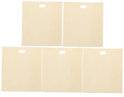 FRCOLOR 5pcs Non-stick Toaster Bags Reusable Oven Toast Bags for Sandwiches Breads