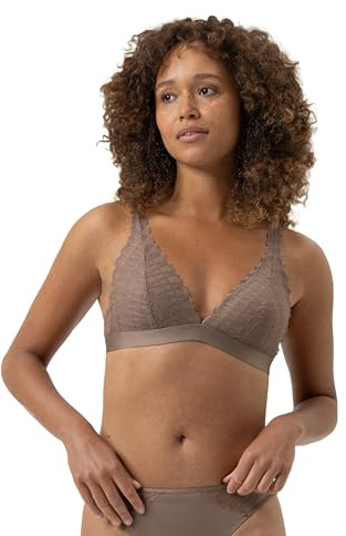 Mey Damen Triangel-BH mit Spitze Serie Poetry Temptation Mystic | Bügelloser BH mit blickdichten Cups, Elastisches Unterbrustband, Spitze, Breite Spitzenträger auf der Vorderseite, Gr. XS-L
