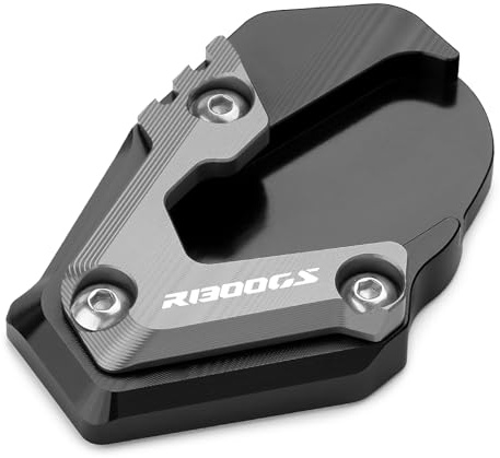 CXEPI Motocicleta Soporte Pie Caballete Lateral Enlarger Placa CNC Aluminio Pad para R 1300GS 2024-2025 R1300GS Adventure ADV