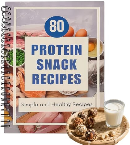 doyandader Livre de cuisine à haute teneur en protéines - Recettes riches en protéines pour les collations - Guide étape par étape pour le bodybuilding - Pour débutants et adultes