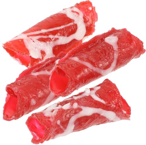 POPETPOP 4pièces Lot Viande Factice Modèles Réalistes pour Décoration de Cuisine et Restaurant