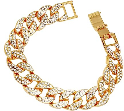 Accessoires 1 pièce, garniture de collier, chaîne de tennis en diamant scintillant, hanche attrayante, Miss link, à la mode