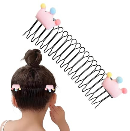 Side Combs for Fine Hair Flower Styling Barrettes Accessories | Side Combs Barrettes for Girls Commuting Party Daily Gathering Travel Camping Vacation