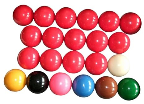 rongweiwang Resin Snookerbollar Set 2 1/16 För Biljardbordsspelupplevelse Hemma Eller I Tävlingar Missfärgade British Billiard Officiella Spelbolltillbehör Bordsbiljardspel